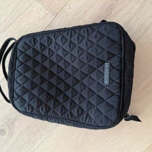 Black Quilted Vera Bradley Lunch Bag